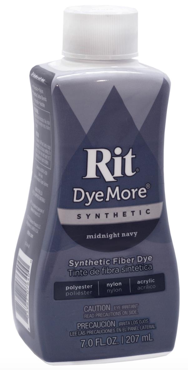 Rit DyeMore Advanced Liquid Dye For Synthetics Polyester Nylon Acrylic  Clothing 207ml
