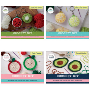 Simply Make - Crochet kits Fruit Coasters and Keyrings