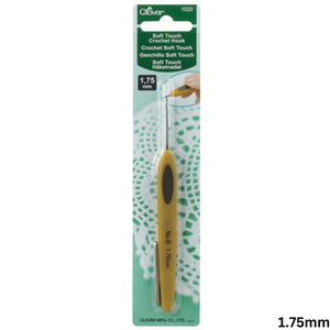 Clover Soft Touch Ergonomic Crochet Hooks - All Sizes 0.5mm to 6mm