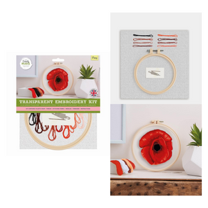 Simply Make - Embroidery Kits Flowers 