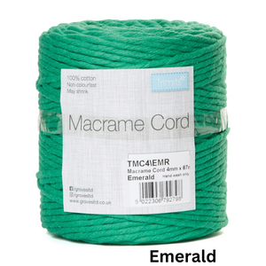 Trimits Macramé Cord: Cotton: 87m x 4mm