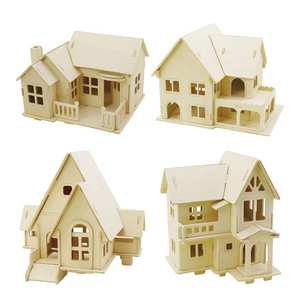 Creativ 3D Wooden Construction Kit - Houses