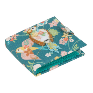 HobbyGift Needle Case & Scissors: Appliqué: Bird Aviary