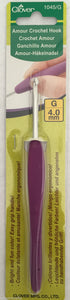 Clover Amour Soft Touch Crochet Hook - All Sizes 0.6mm to 15mm