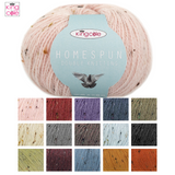 King Cole Homespun DK 50g Yarn - All Colours