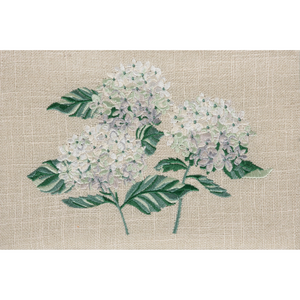 HobbyGift Sewing Box (M): Embroidered: Hydrangea