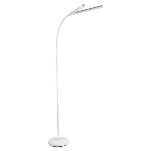 PURElite Floor Lamp: Twin: Natural Daylight: White