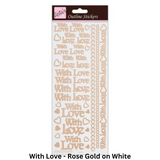 Anitas Outline Stickers - Wedding/Congratulations