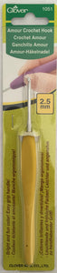 Clover Amour Soft Touch Crochet Hook - All Sizes 0.6mm to 15mm