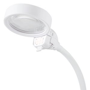 PURElite Multi-Use Magnifier and Table Lamp: White