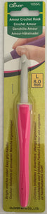 Clover Amour Soft Touch Crochet Hook - All Sizes 0.6mm to 15mm