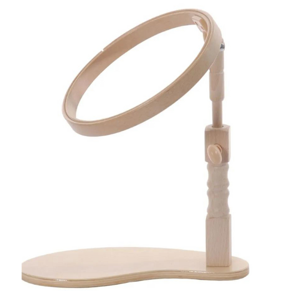 Elbesee Seat Frame With Embroidery Hoop with wooden base