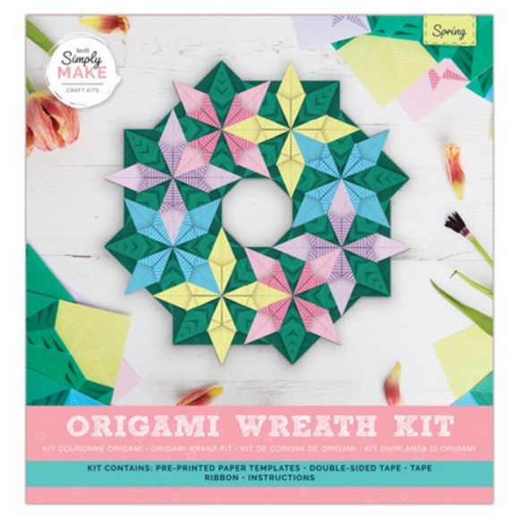 Simply Make Origami Wreath Kit - Spring