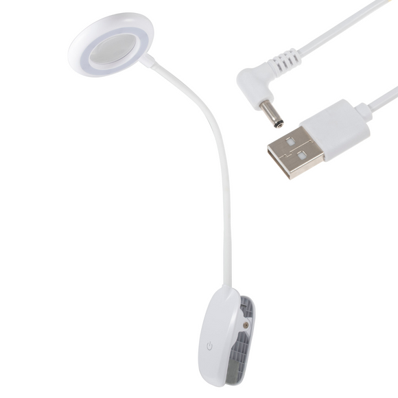 PURElite Clip-On Led Magnifier: White