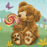 Diamond Dotz - Diamond Painting Kit - Honey Pot Bear Lollipop Lick