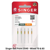 Singer Sewing Machine Needles - All Styles / Sizes