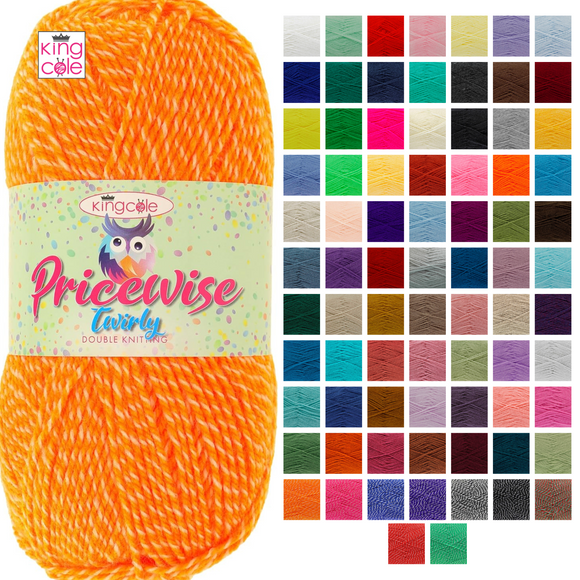 King Cole Pricewise DK 100g - All Colours