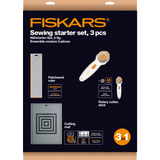 Fiskars Rotary Cutter, Mat and Ruler: Set of 3