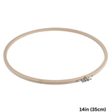 Trimits Bamboo Embroidery Hoops - Size 10cm - 35cm