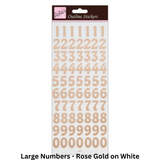 Anitas Outline Stickers - Letters & Numbers