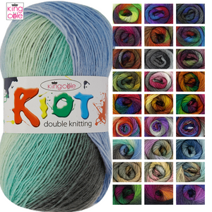 King Cole Riot DK/Double Knit Acrylic Wool 100g