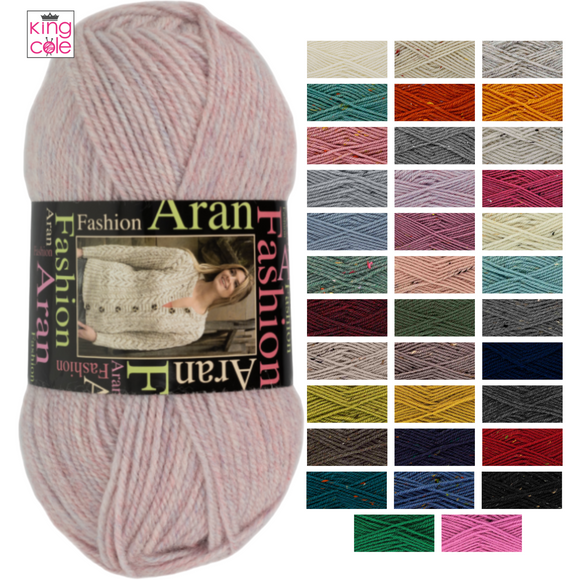 King Cole Fashion Aran 100g All Colours