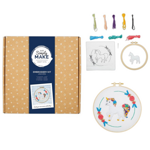 Simply Make - Embroidery Kits Animals