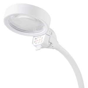 PURElite Multi-Use Magnifier and Table Lamp: White