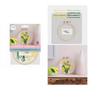 Simply Make - Embroidery Kits Flowers 