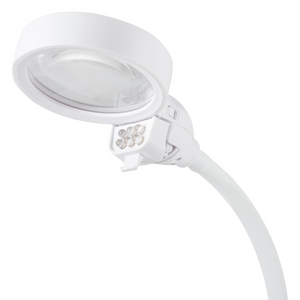 PURElite Multi-Use Magnifier and Table Lamp: White