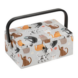 HobbyGift Sewing Box (S): Cats