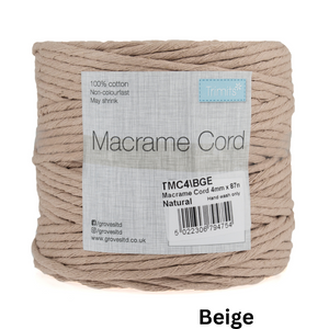 Trimits Macramé Cord: Cotton: 87m x 4mm