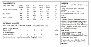 King Cole Pattern 6079