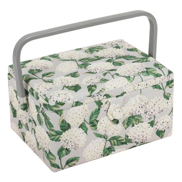 HobbyGift Sewing Box (M): Hydrangea