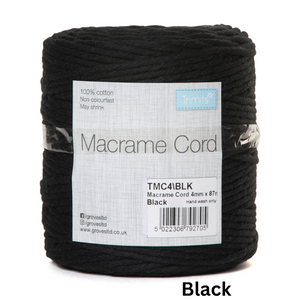 Trimits Macramé Cord: Cotton: 87m x 4mm