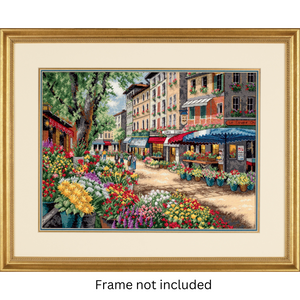 Counted Cross Stitch Kit: Paris Market