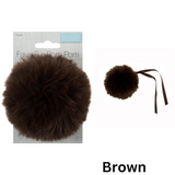 Trimits Pom Pom: Faux Fur: Large: 11cm -  All Colours