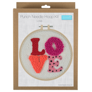 Trimits Punch Needle Kit Yarn & Hoop