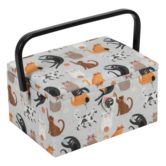 HobbyGift Sewing Box (M): Cats