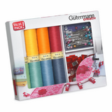 Gutermann Thread Set: Sew-All - 8 x 100m - With Fabric Clips & Pens