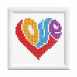 Diamond Dotz - Diamond Painting Kit - Love Design - With Frame