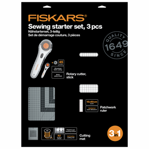 Fiskars Rotary Cutting Set - Sewing - 3 Pieces