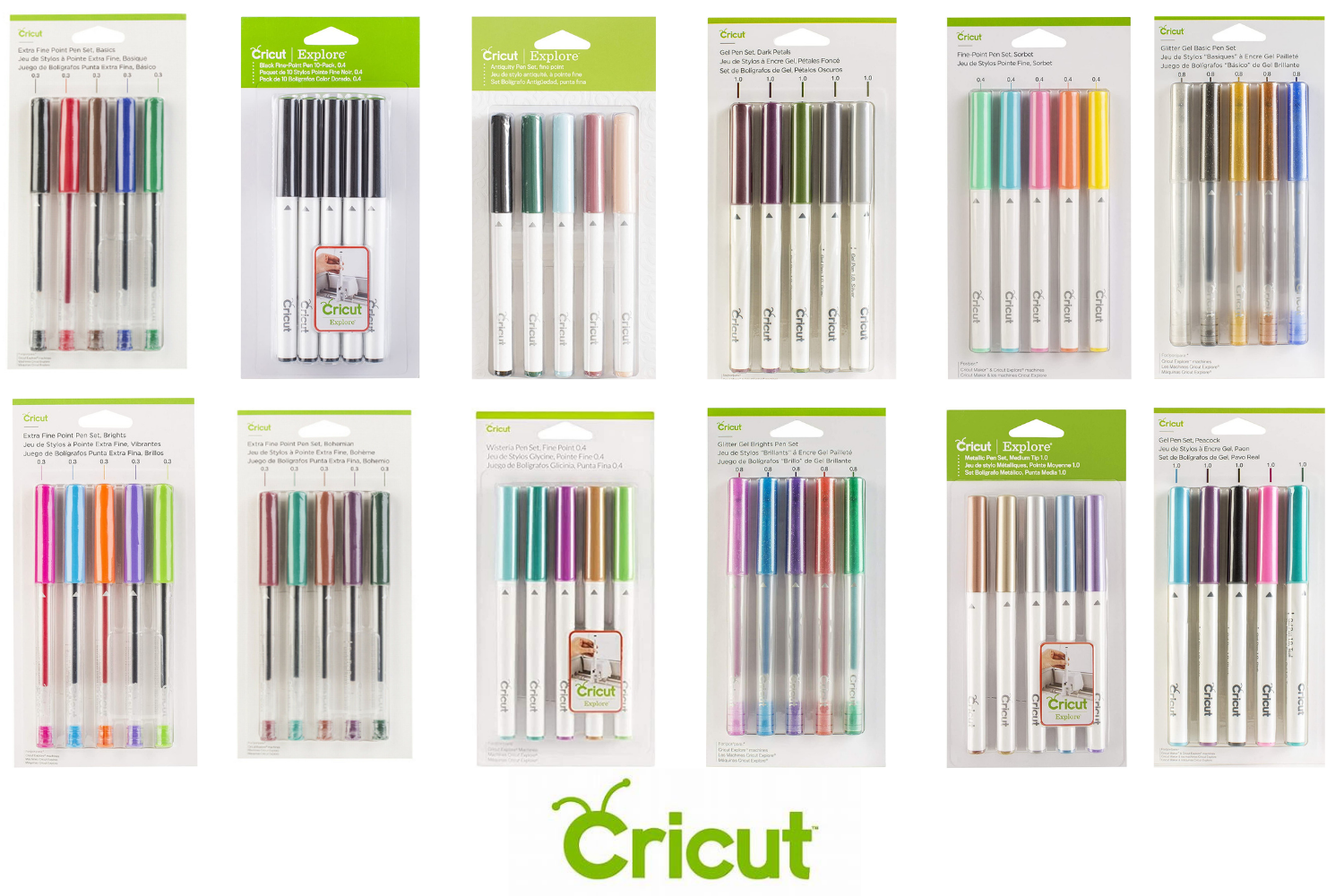Cricut® Extra Fine Point Pen Set, Basics