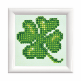 Diamond Dotz Kit with Frame Lucky Leaves 