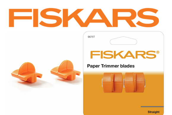 Fiskars Paper Trimmer Blades Triple Track Titanium Straight