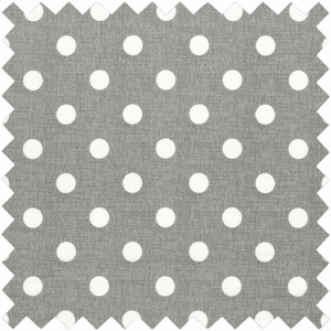 HobbyGift Knitting Pin with Pin Storage - Reversible - Grey Linen Polka Dot Design