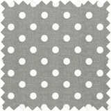 HobbyGift Knitting Pin with Pin Storage - Reversible - Grey Linen Polka Dot Design